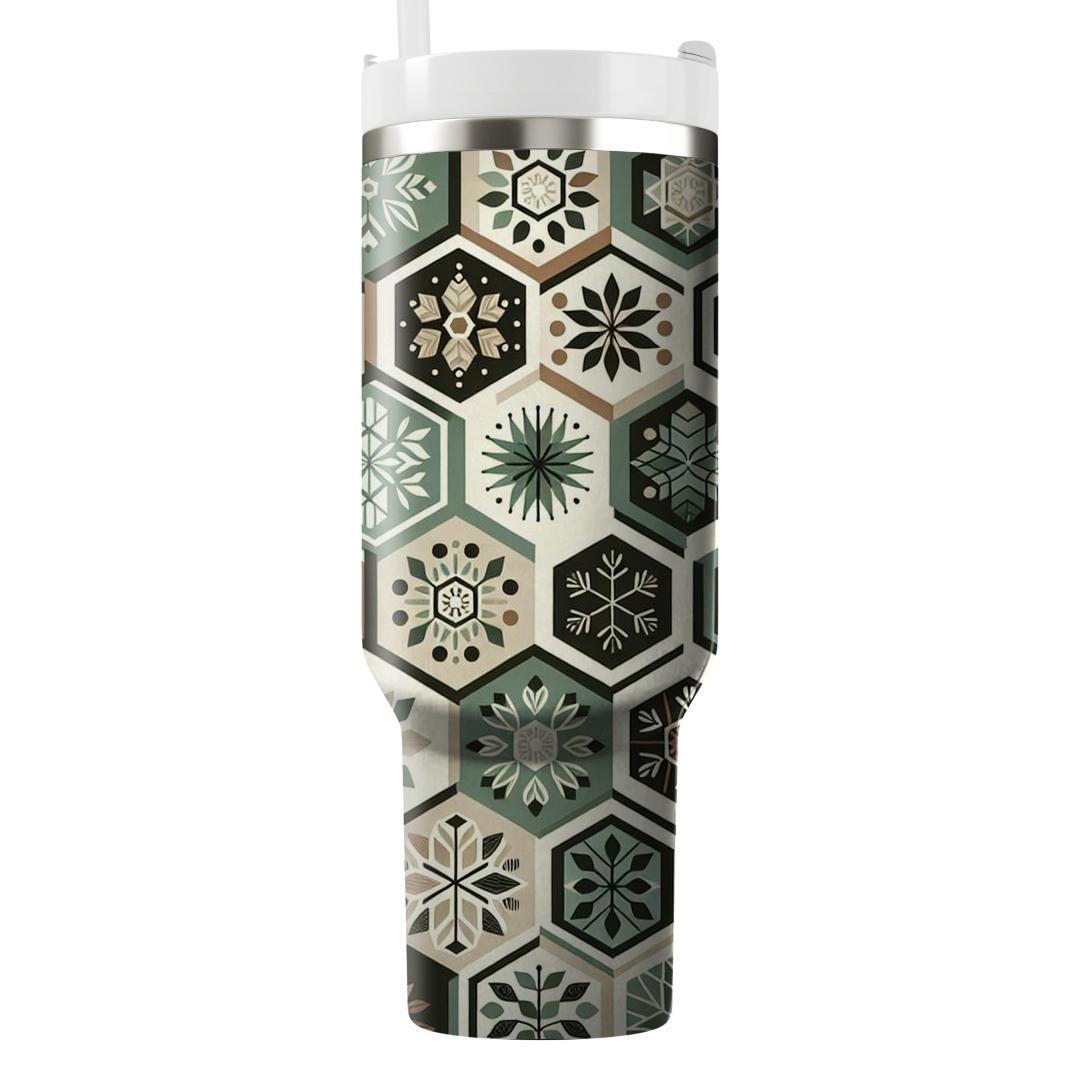 Hexagonal Nature Burst  Tumblers For Gifts