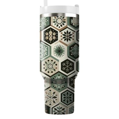 Hexagonal Nature Burst  Tumblers For Gifts