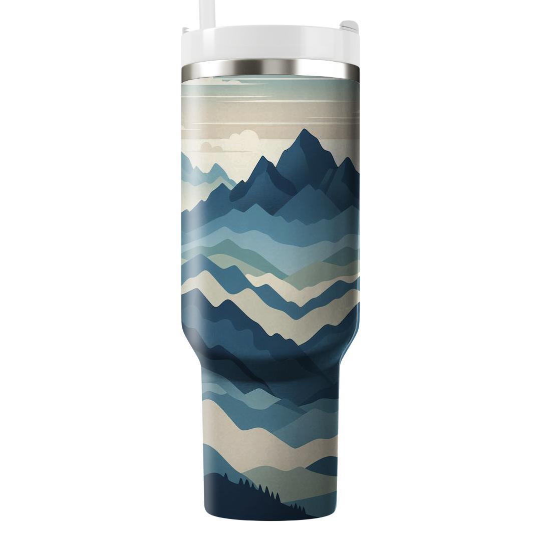 Majestic Mountain Range  Insulated Tumblers