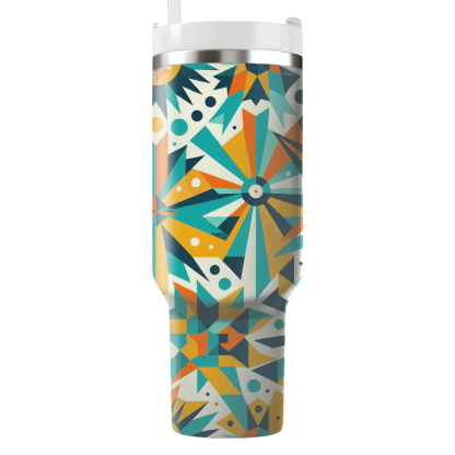 Geometric Starburst  Insulated Tumblers