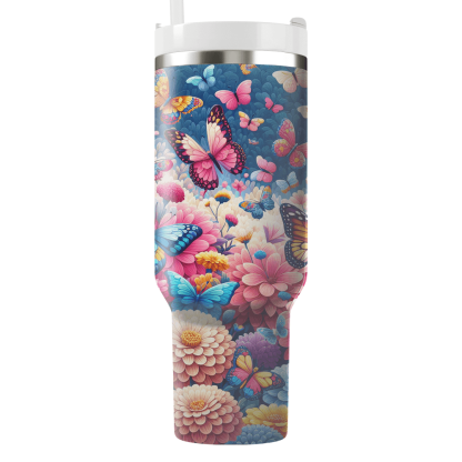 Charming Butterfly Garden  Custom Tumblers