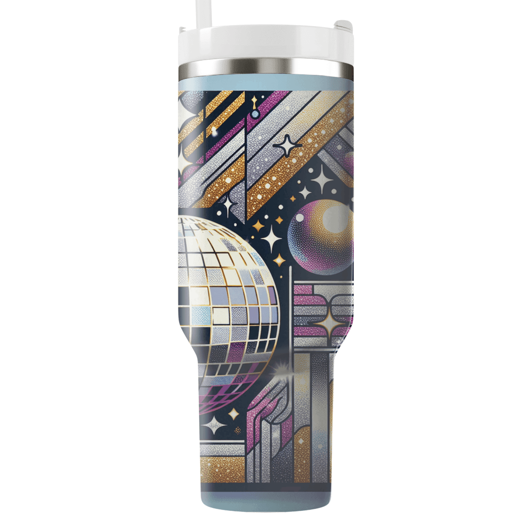 Glittering Disco Nights  Personalized Tumblers