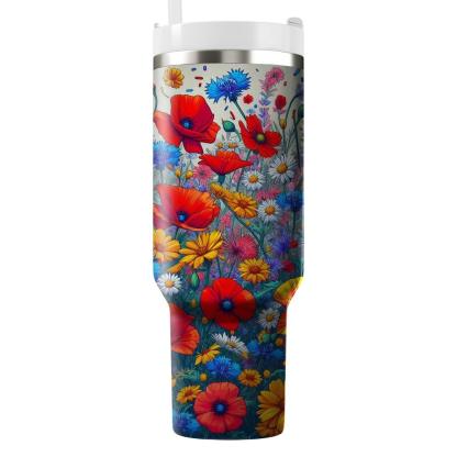 Wildflower Reverie  Insulated Tumblers