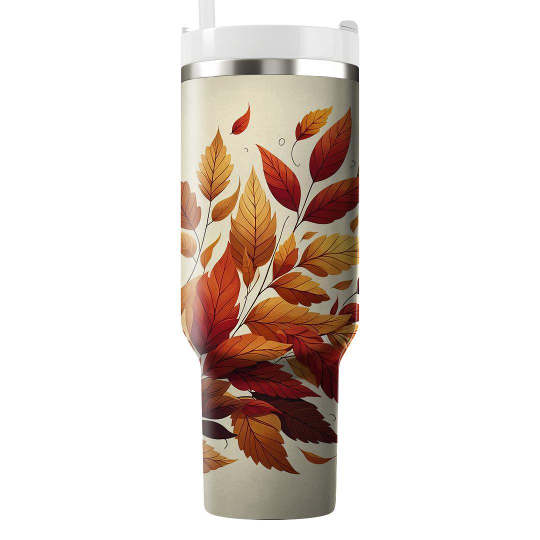 Autumn Leafy Retreat  Travel Tumblers