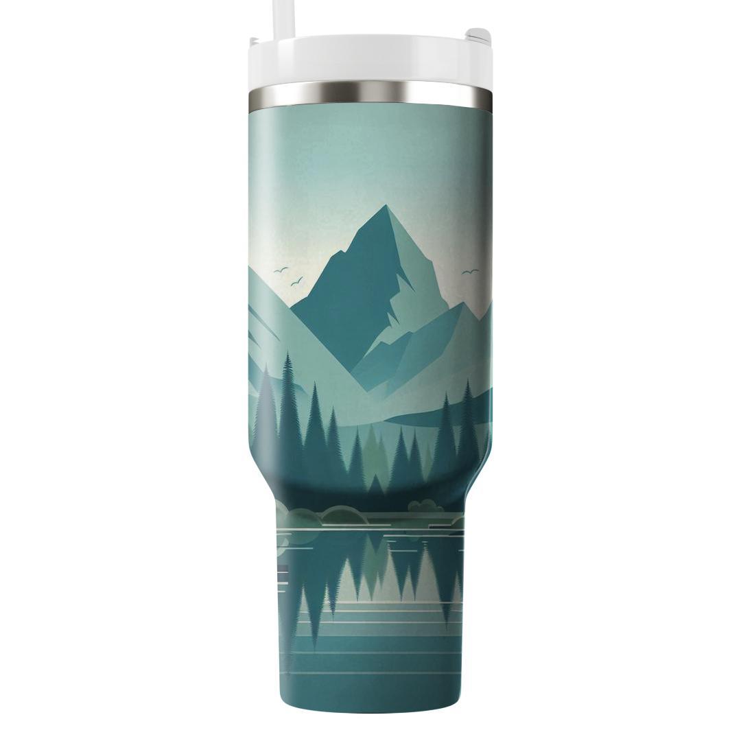 Tranquil Mountain Retreat  Travel Tumblers