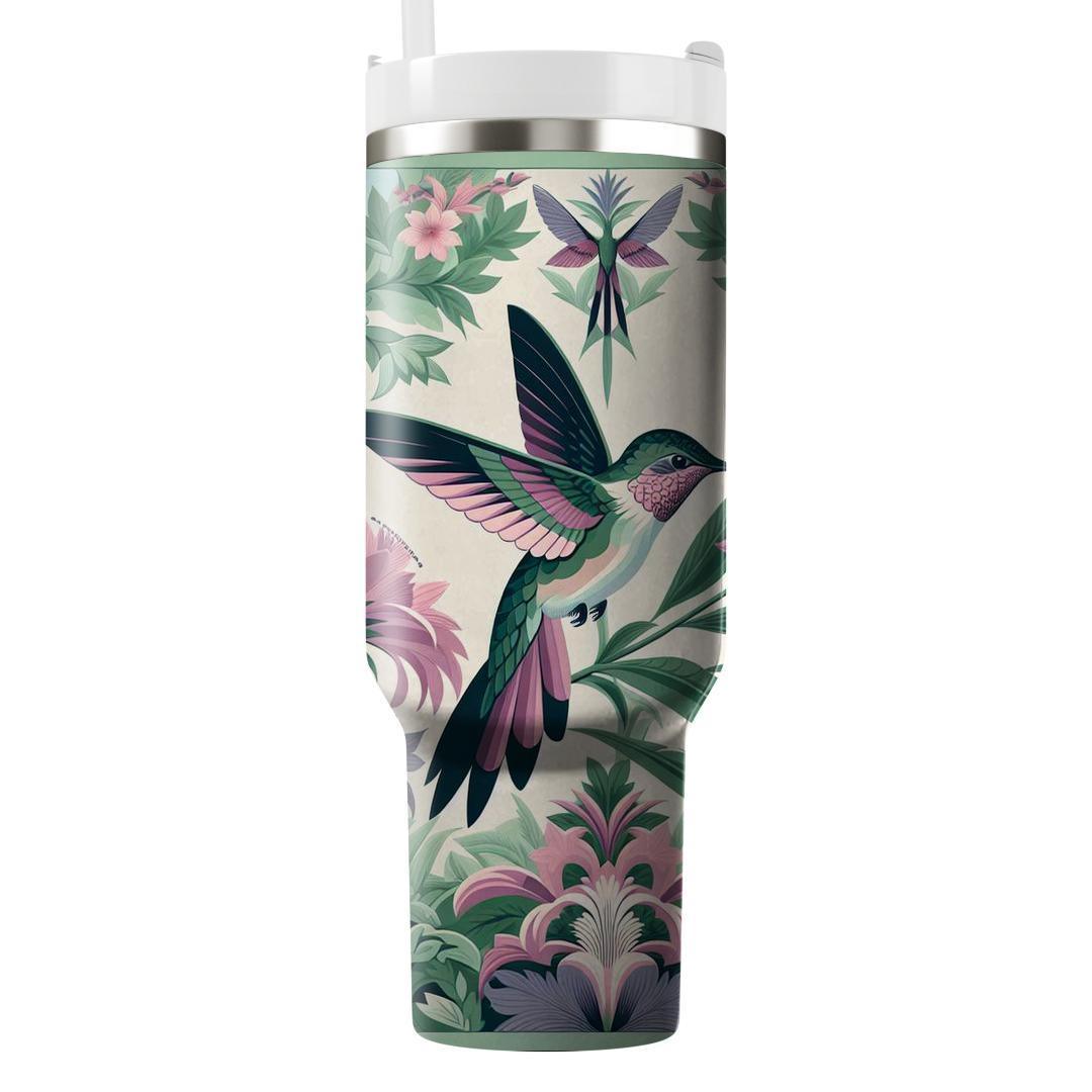 Elegant Hummingbird Garden  Tumblers For Gifts