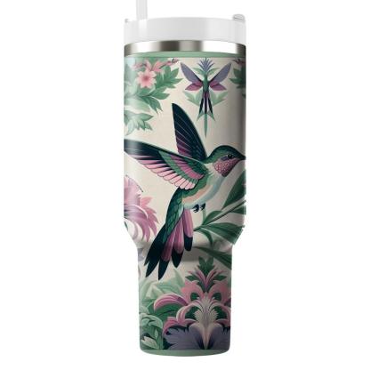 Elegant Hummingbird Garden  Tumblers For Gifts