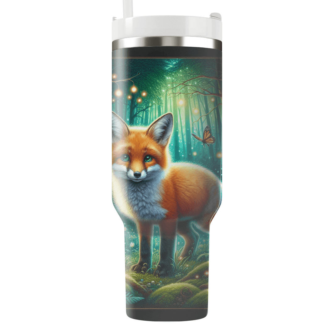 Enchanted Forest Fox  Tumblers With Lids