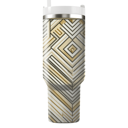 Elegant Chevron Lines  Insulated Tumblers