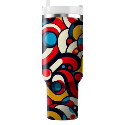 Bold Graphic Circles  Tumblers For Gifts