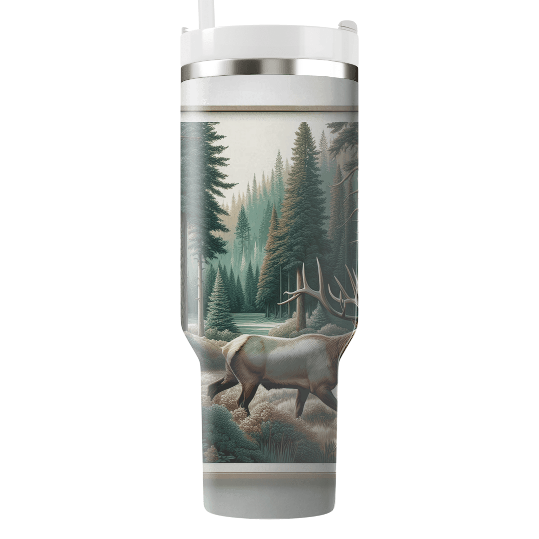 Majestic Elk Stroll  Tumblers With Lids