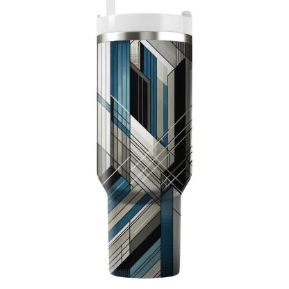 Abstract Cityscape Lines  Tumblers For Gifts