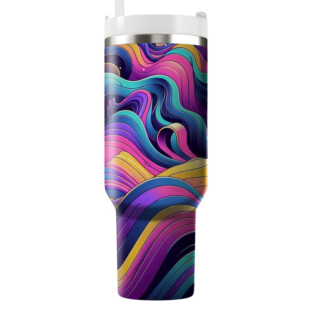 Technicolor Twist  Personalized Tumblers