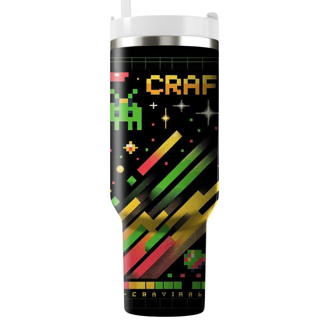 Arcade Pixels  Travel Tumblers