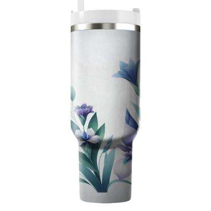 Serene Iris Symphony  Insulated Tumblers