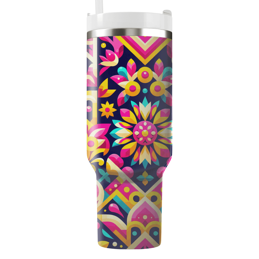 Colorful Fiesta Pattern  Custom Tumblers
