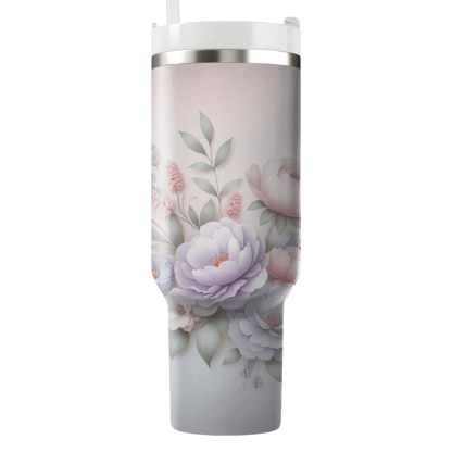 Serene Floral Dream  Travel Tumblers