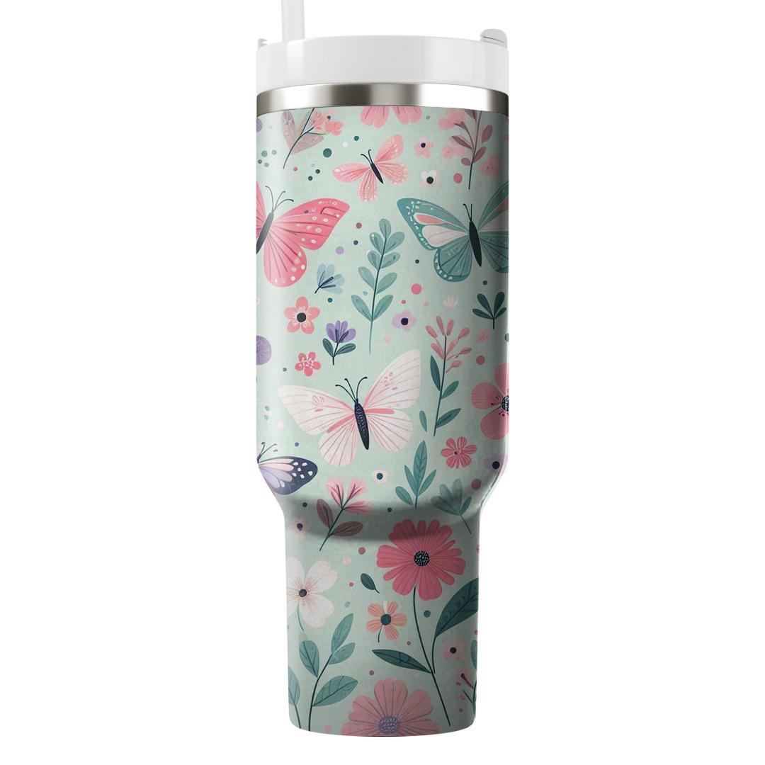 Springtime Butterfly Symphony  Custom Tumblers