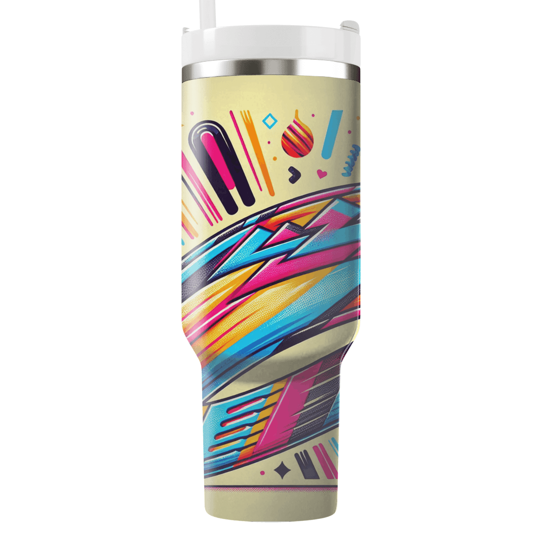 Dynamic 80s Sports Headband Custom Tumblers