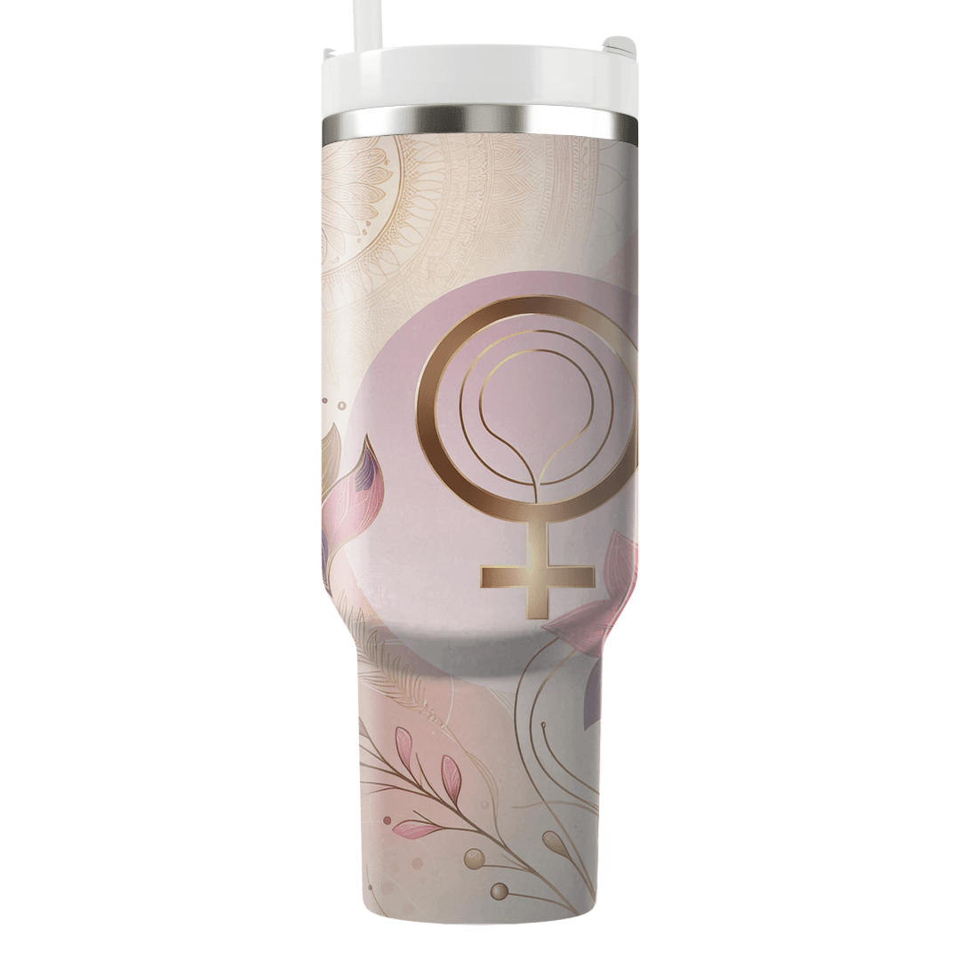 Floral Whispers - International Women’s Day  Decorative Tumblers