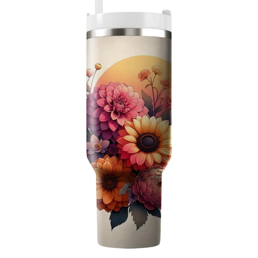 Garden Sunset  Tumbler Cups