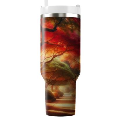 Autumn Foliage Trail  Tumbler Cups