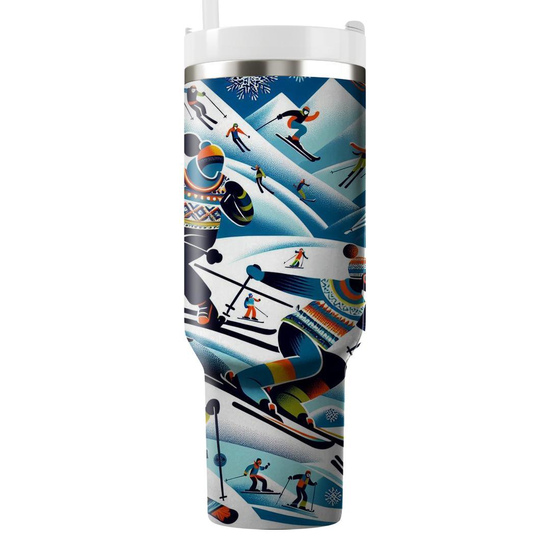 Winter Ski Resort Fun  Custom Tumblers