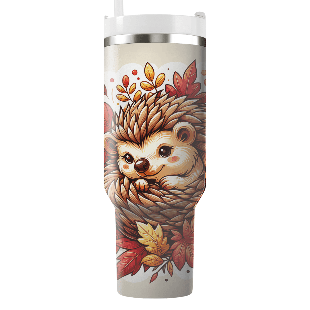 Charming Hedgehog Cuddle  Tumblers With Lids