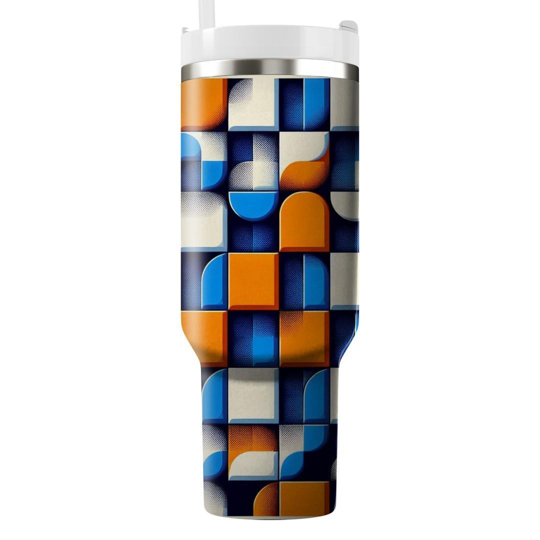 Chic Checkerboard Delight  Custom Tumblers