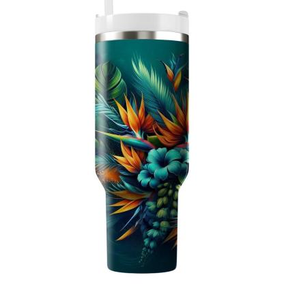 Tropical Jungle Splash  Tumbler Cups