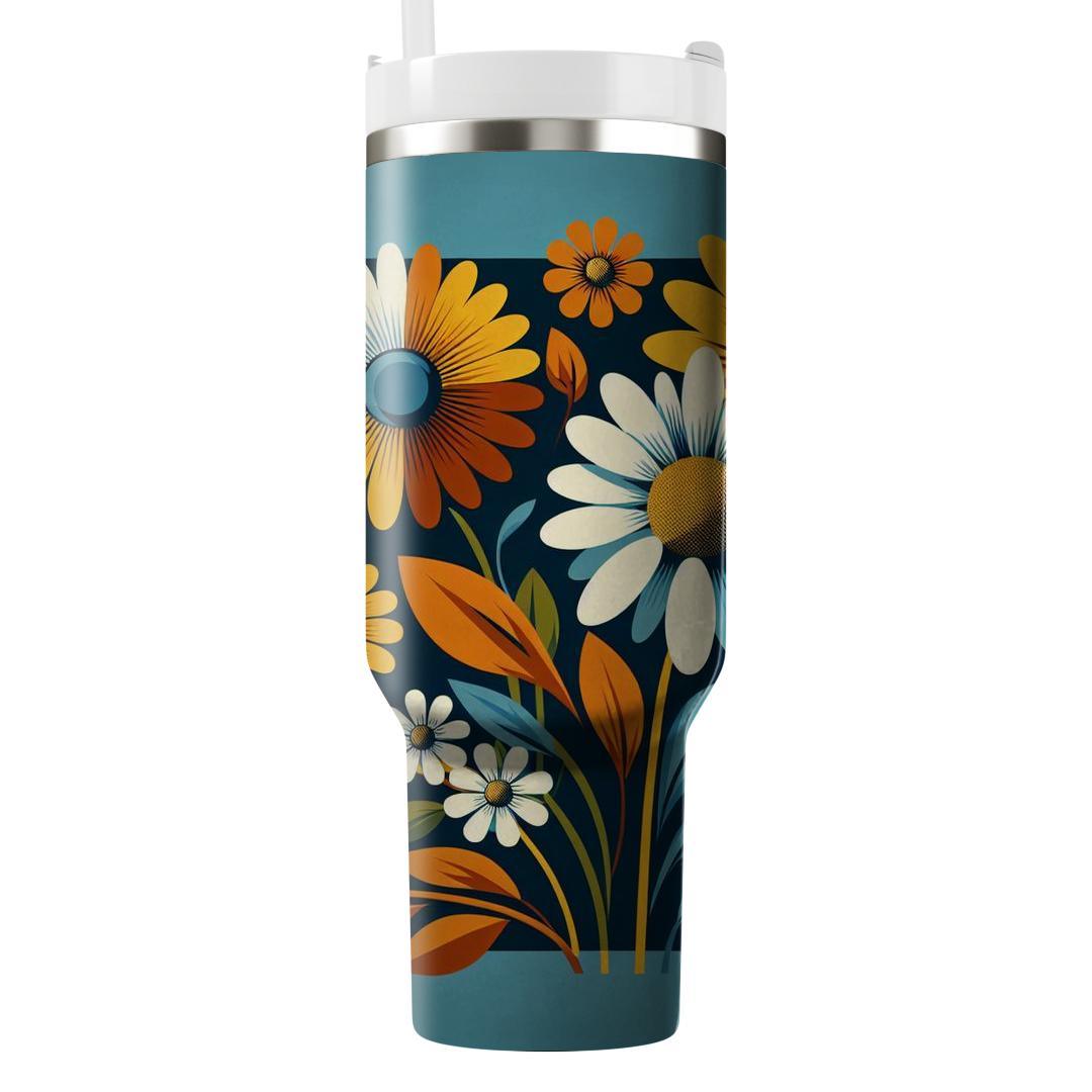 Flower Power Fields  Custom Tumblers