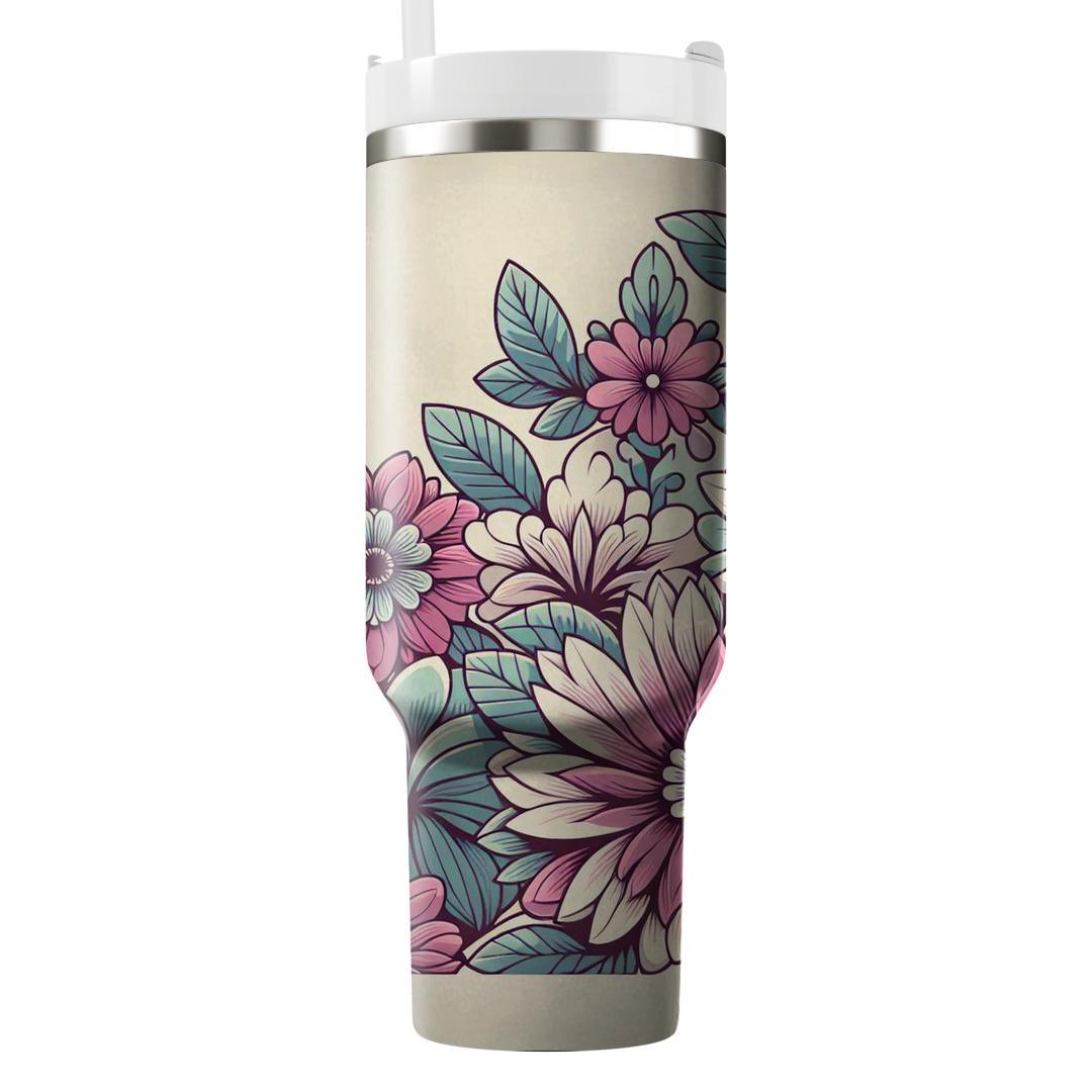 Floral Freedom  Travel Tumblers