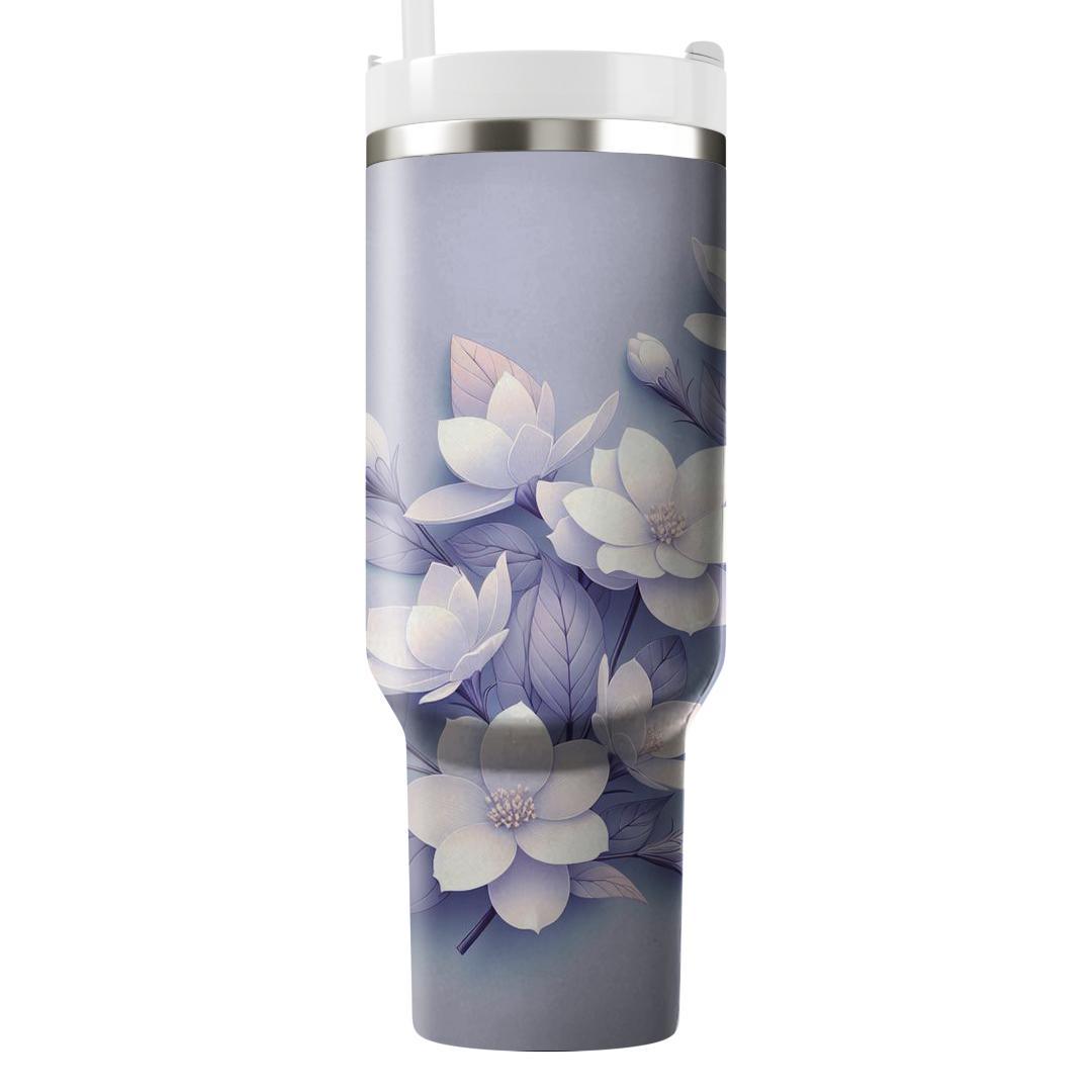 Blooming Jasmine Whispers  Insulated Tumblers