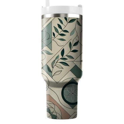 Geometric Nature Harmony  Tumblers For Gifts