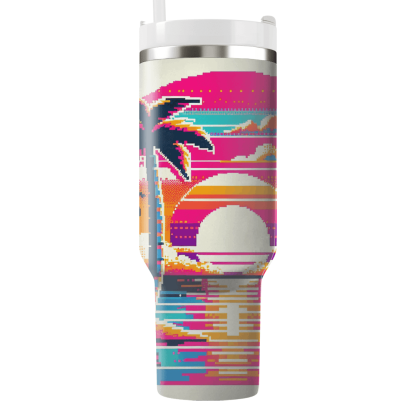 Pixel Paradise  Custom Tumblers