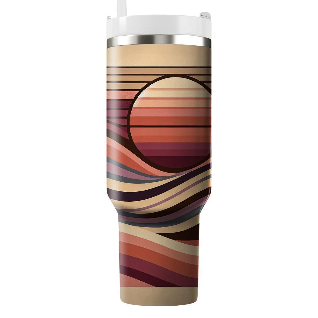 Sunset Desert  Travel Tumblers