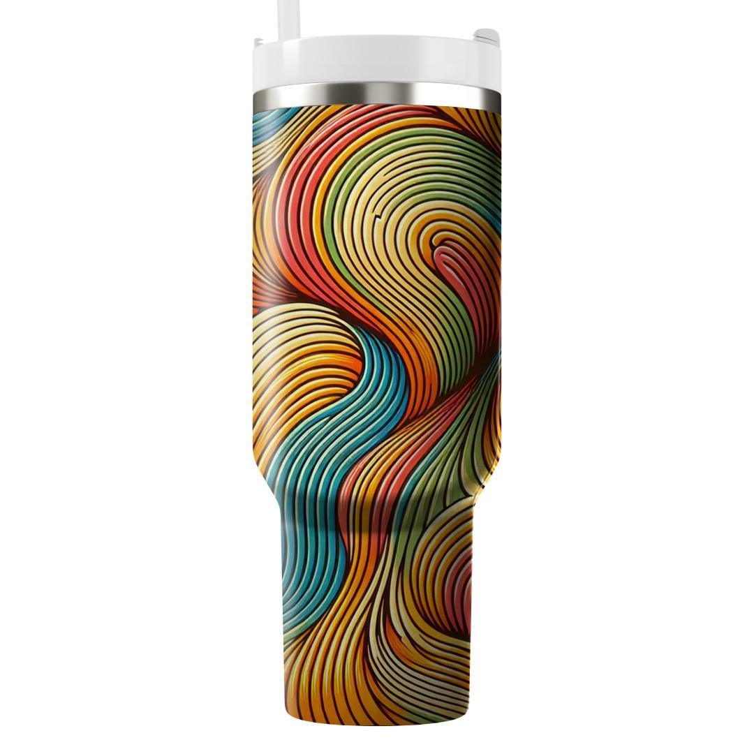 Retro  Waves  Travel Tumblers