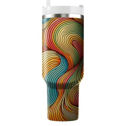 Retro  Waves  Travel Tumblers