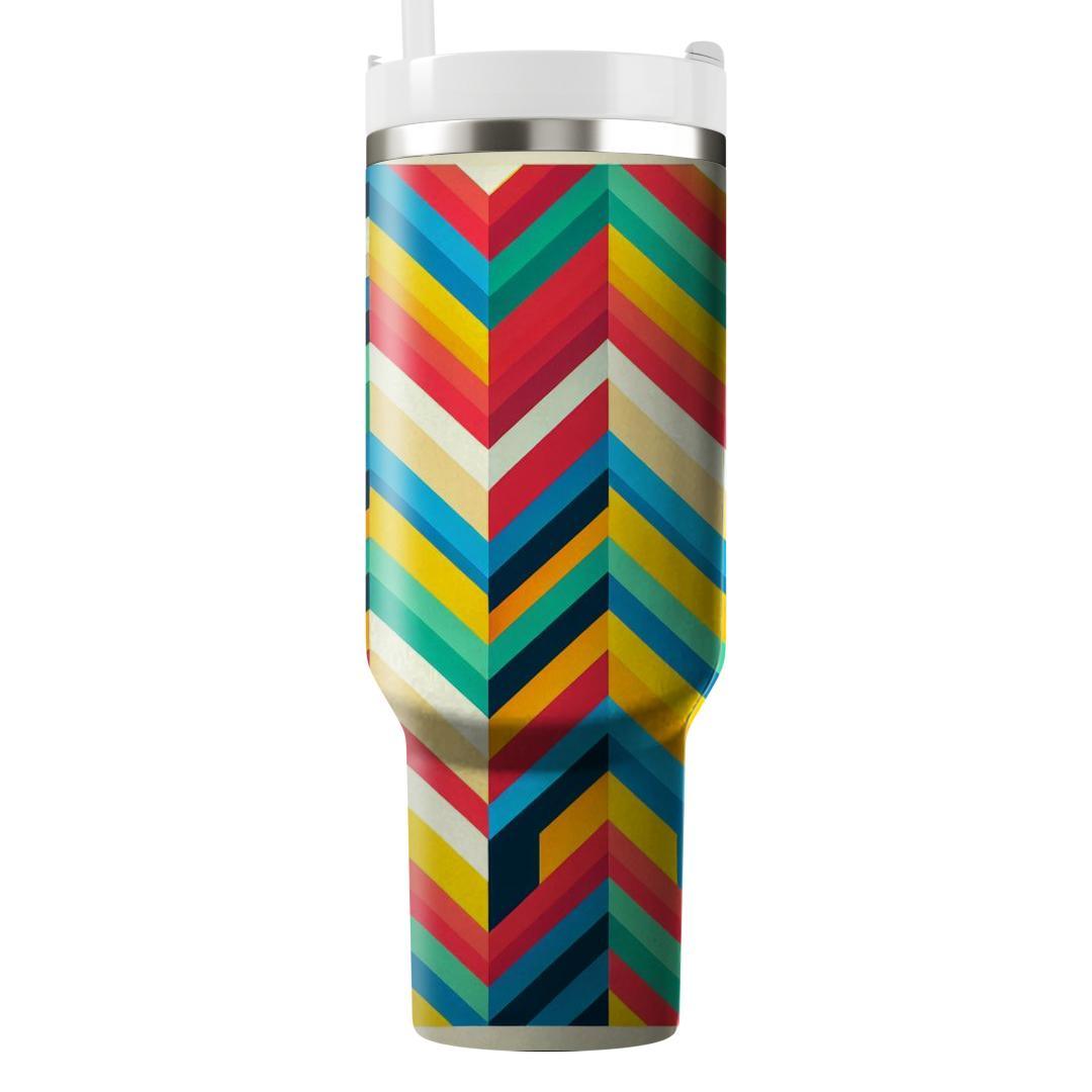 Prismatic Chevron Delight  Tumblers For Gifts