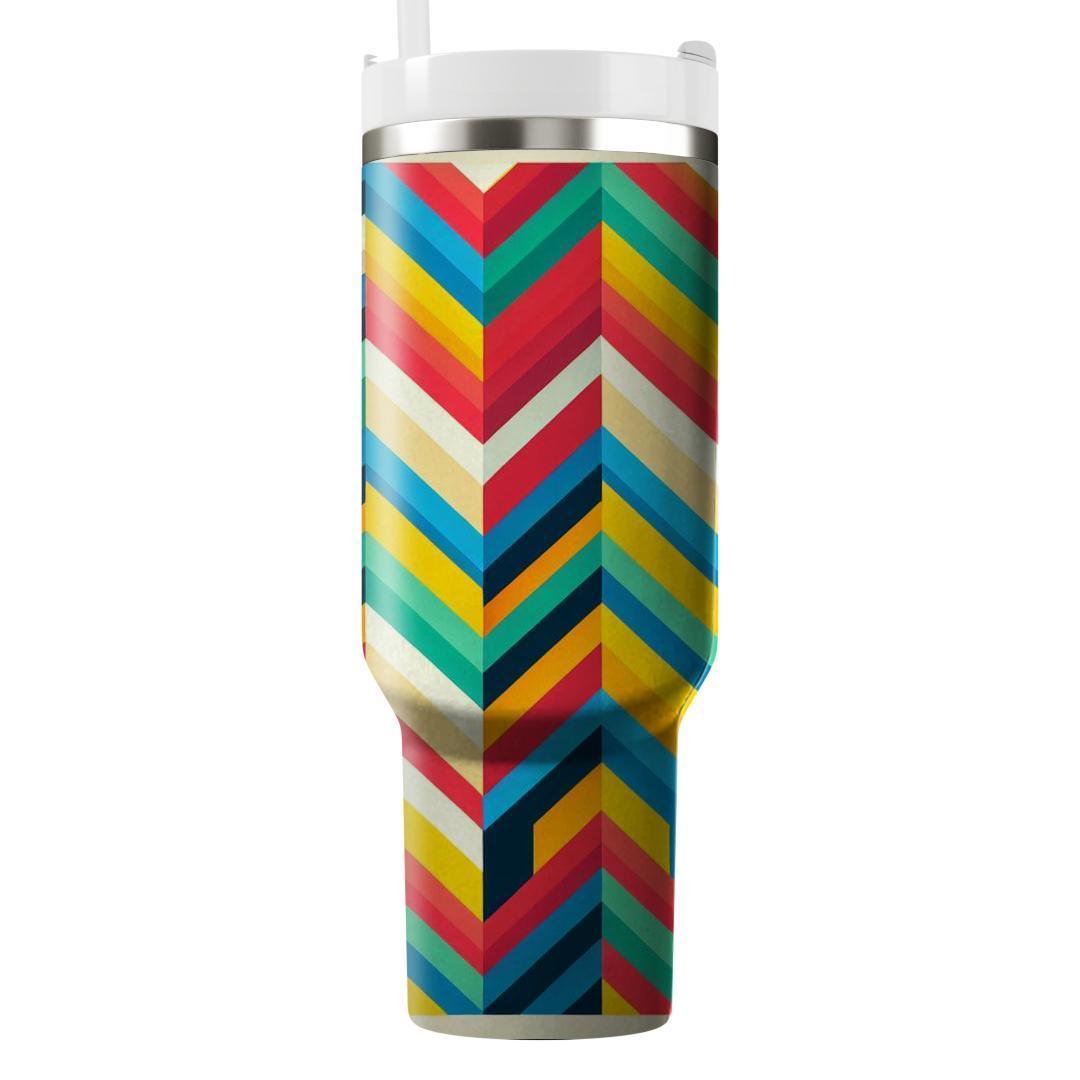 Prismatic Chevron Delight  Tumblers For Gifts