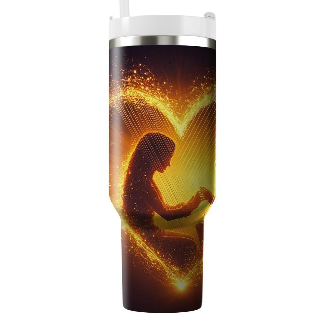 The Heartstrings Of Life: A Mother’s Melodic Love Insulated Tumblers
