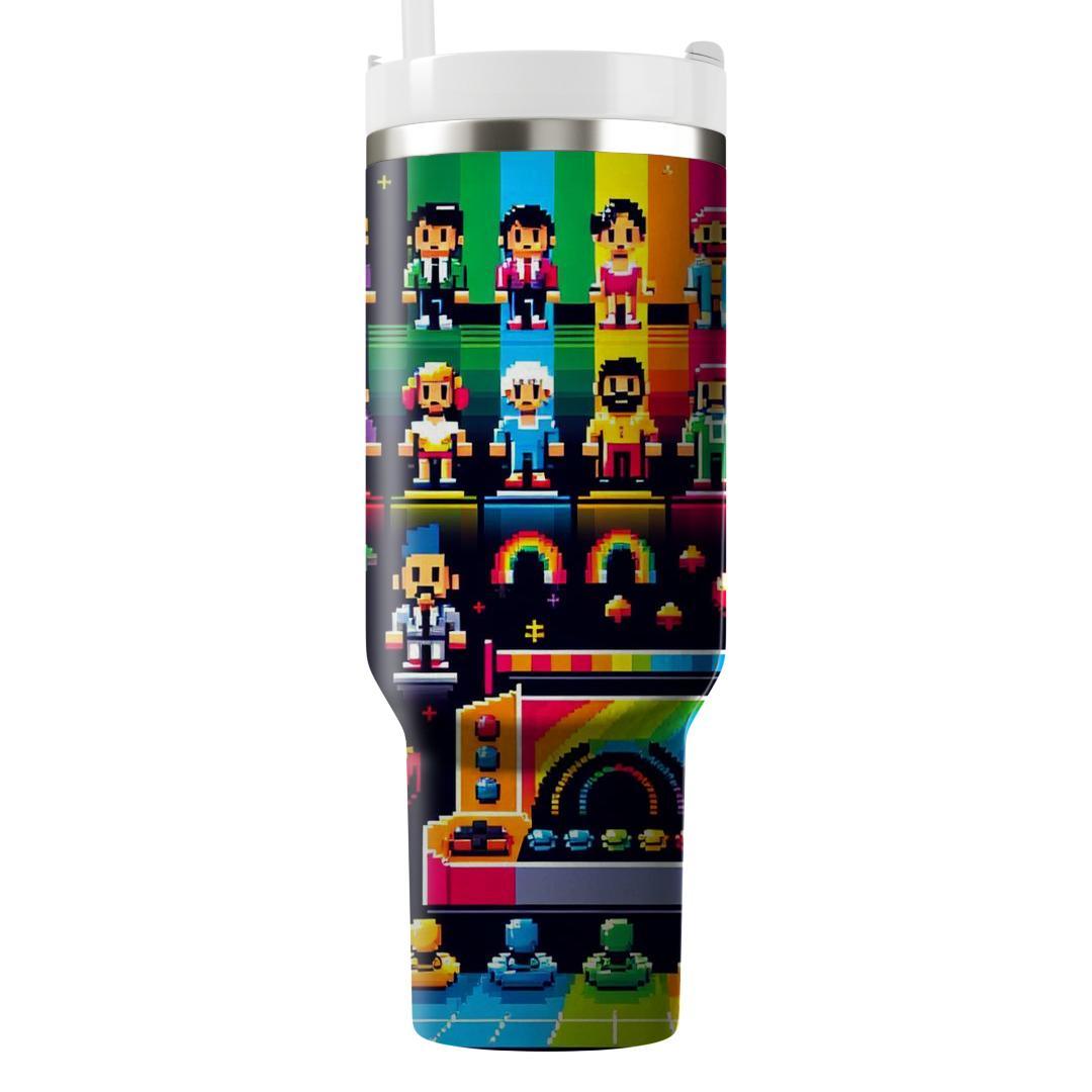 Rainbow Arcade  Travel Tumblers