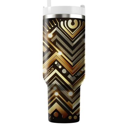 Zigzag Disco  Travel Tumblers