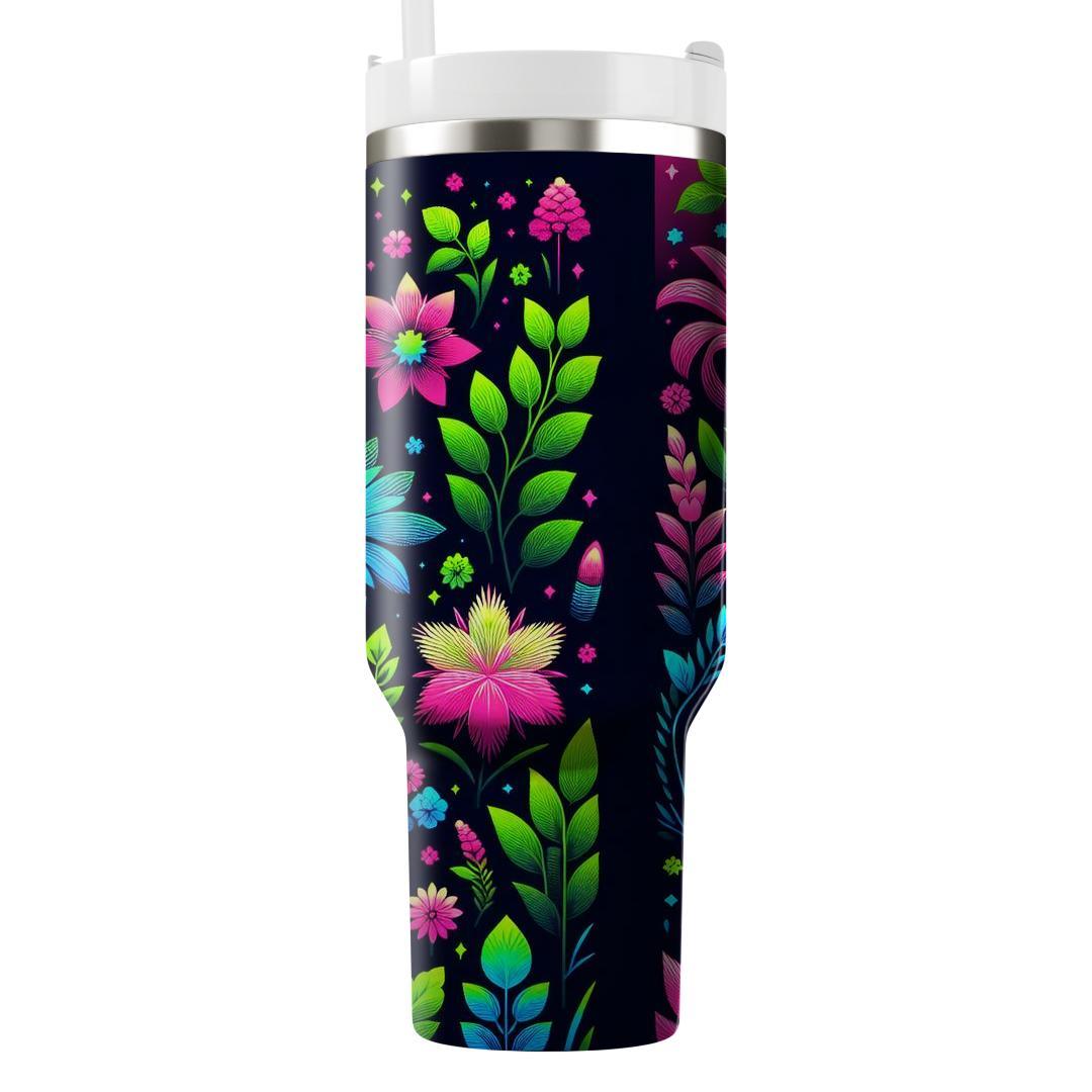 Neon Garden  Decorative Tumblers