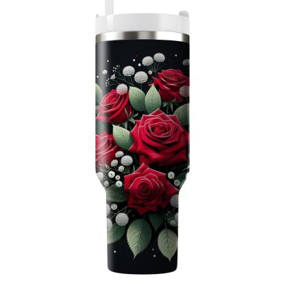 Eternal Rose Romance  Insulated Tumblers