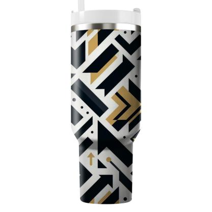 Seamless Geometric Arrow  Tumblers For Gifts