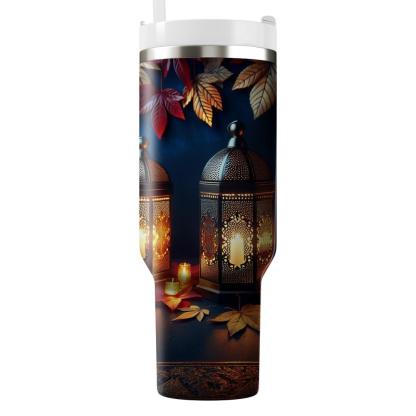 Autumn Nights Glow  Travel Tumblers