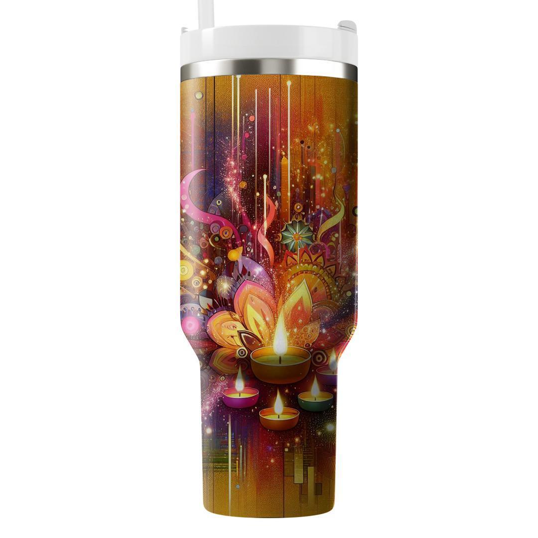 Whimsical Light - A Playful Diwali  Tumbler Cups