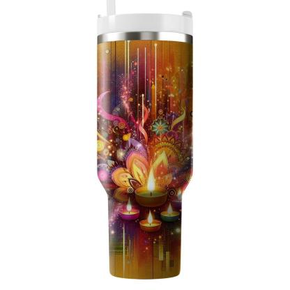 Whimsical Light - A Playful Diwali  Tumbler Cups