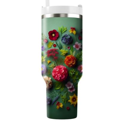 Harmony In Bloom - International Flower Festival  Tumblers With Lids